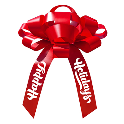 Happy Holidays Red Jum-Bow